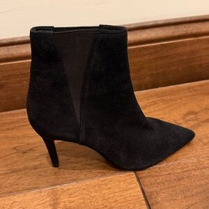 Ted Baker Black Suede Heeled Boots